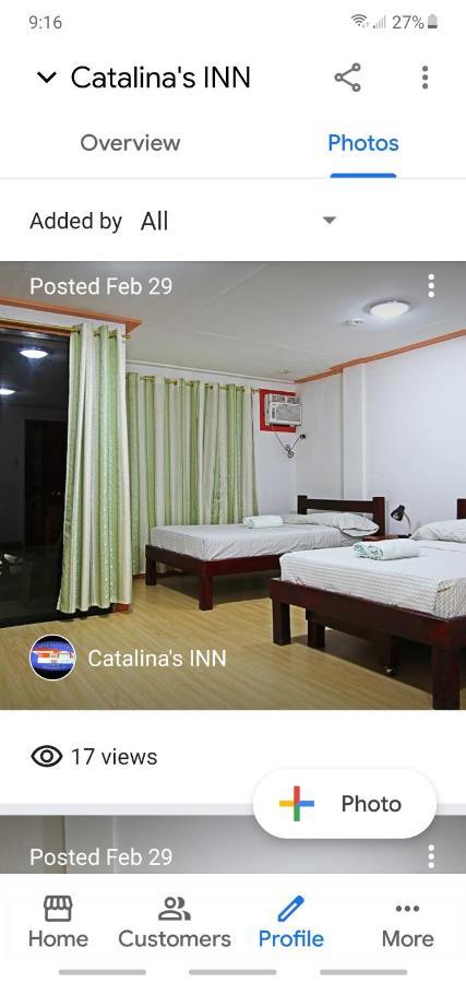 Catalinas Inn Панглао Екстериор снимка